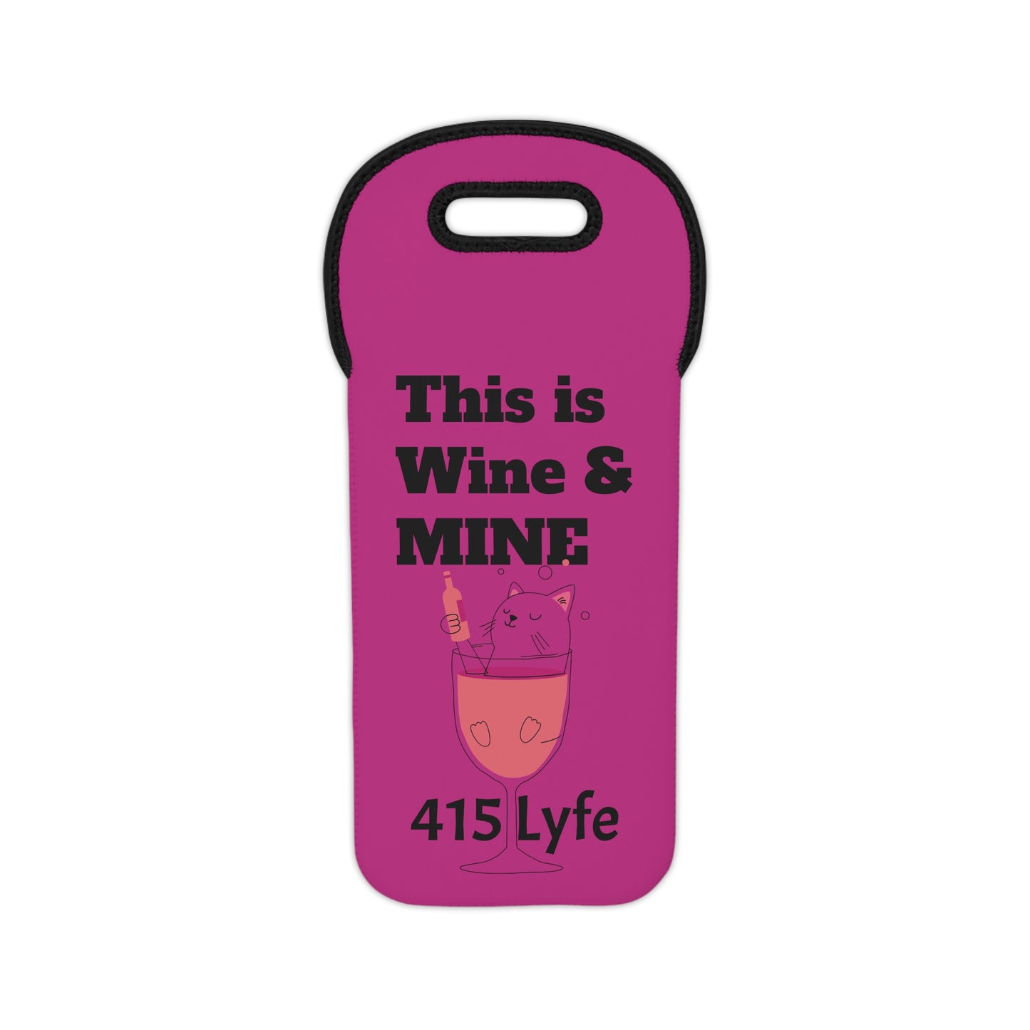 Wine Tote Bag Magenta