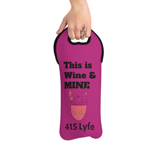 Wine Tote Bag Magenta