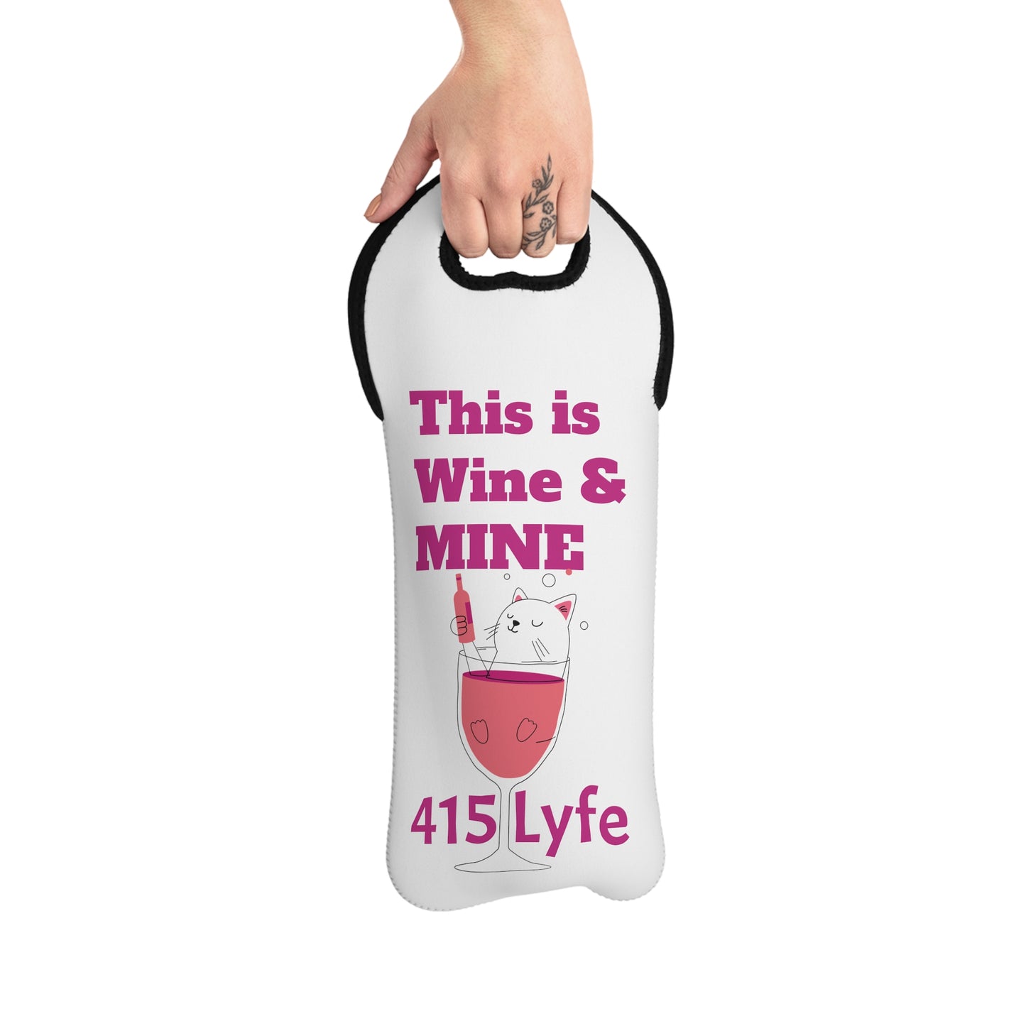 Wine Tote Bag White