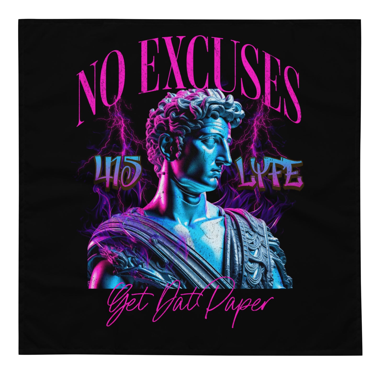 No Excuses bandana