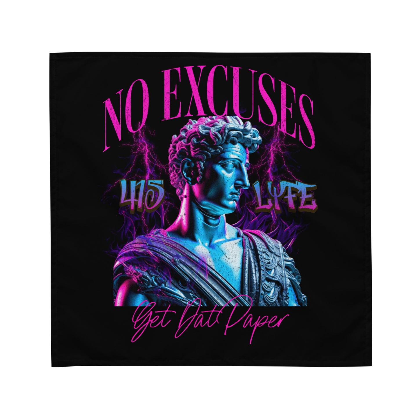 No Excuses bandana