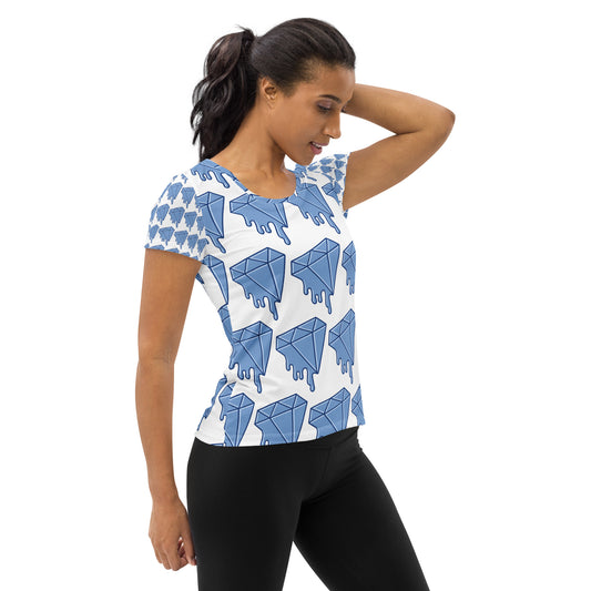 Trip Diamonds Women's Athletic T-shirt