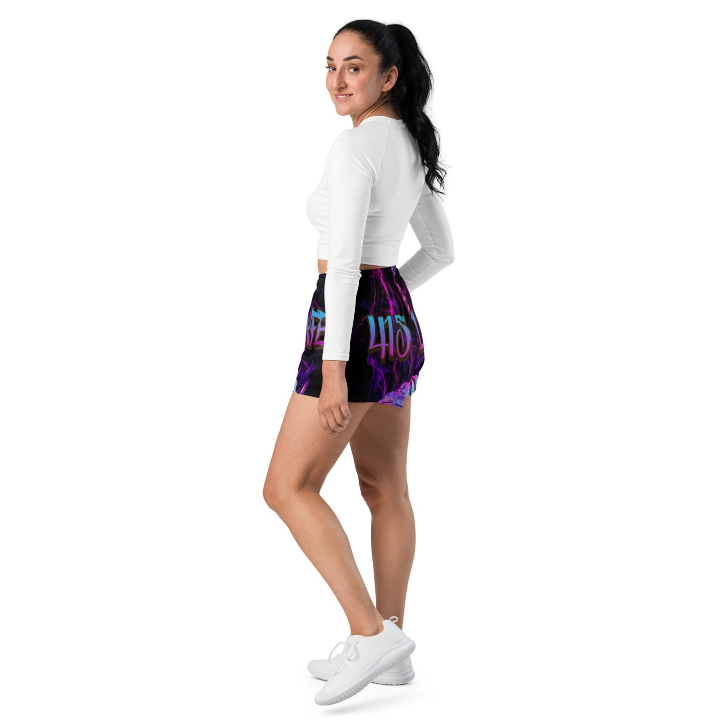 No Excuses Women’s Recycled Athletic Shorts