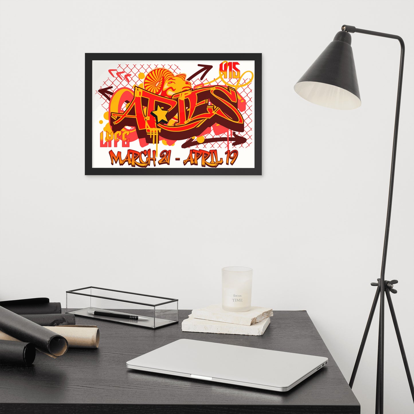 Aries Framed poster