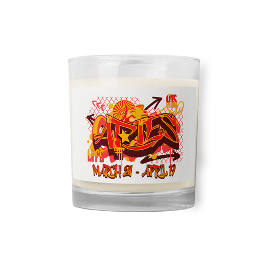 Aries Glass jar soy wax candle