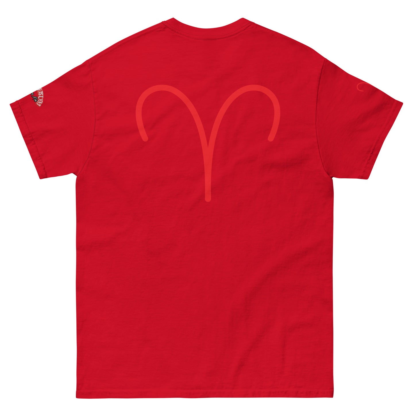 Aries Men's classic tee (Red-Yellow)