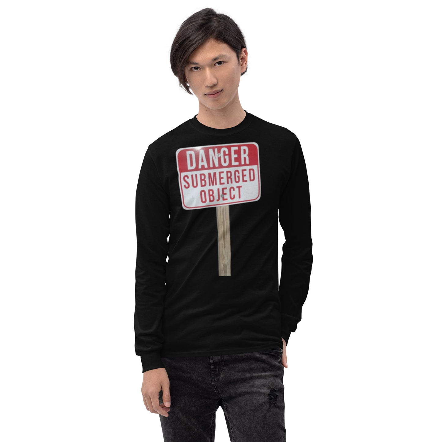 Caution Below Long Sleeve Shirt