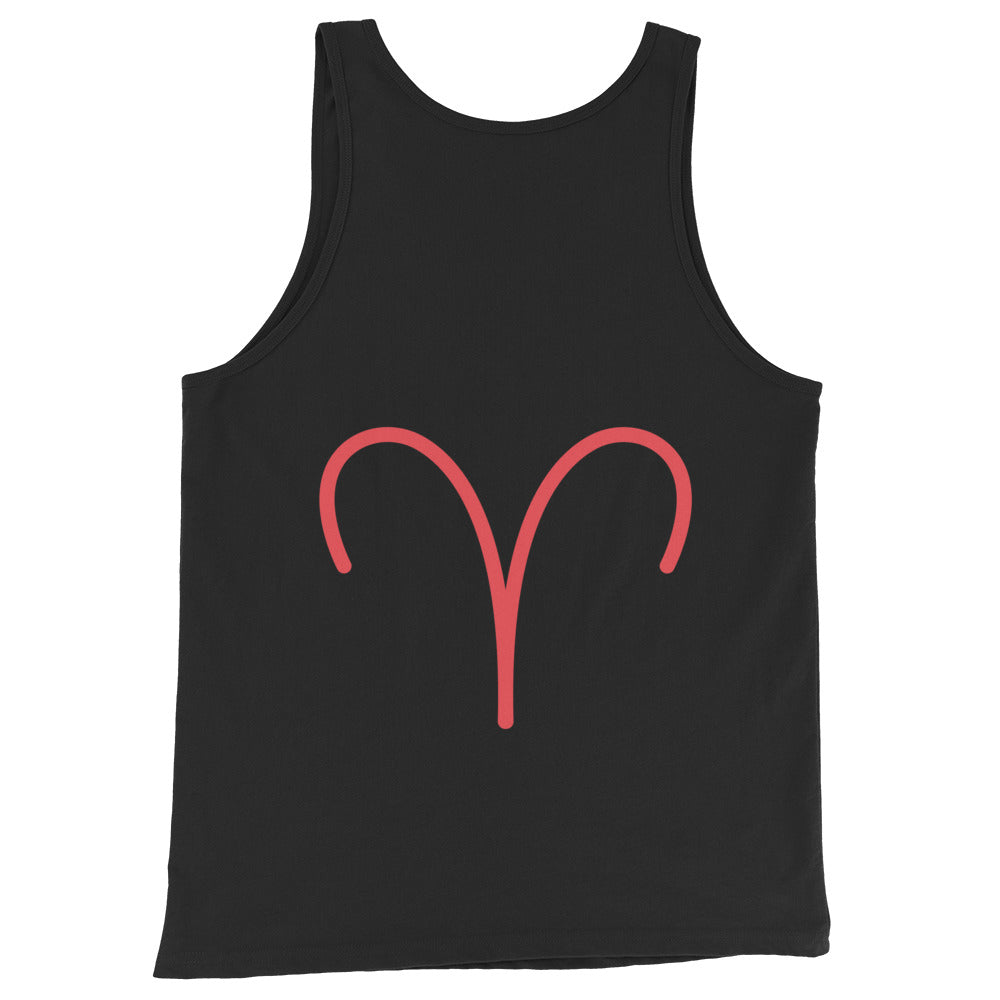 Aries Men's Tank Top (Red-Yellow)