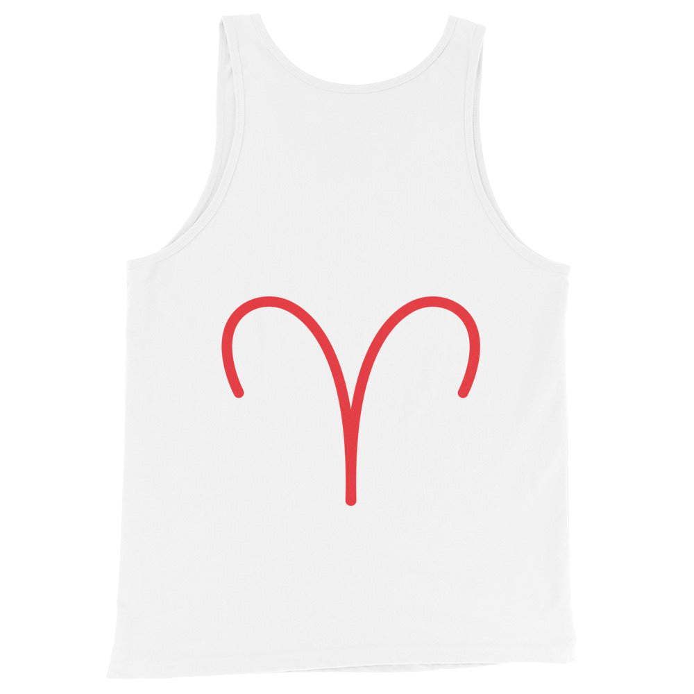 Aries Men's Tank Top (Red-Yellow)