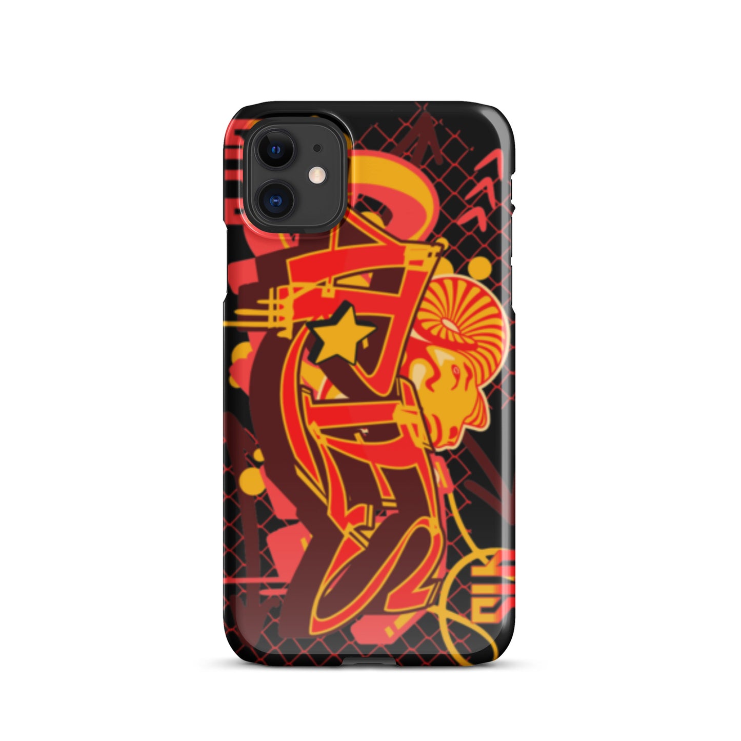 Aries Snap case for iPhone® (Red-Yellow)