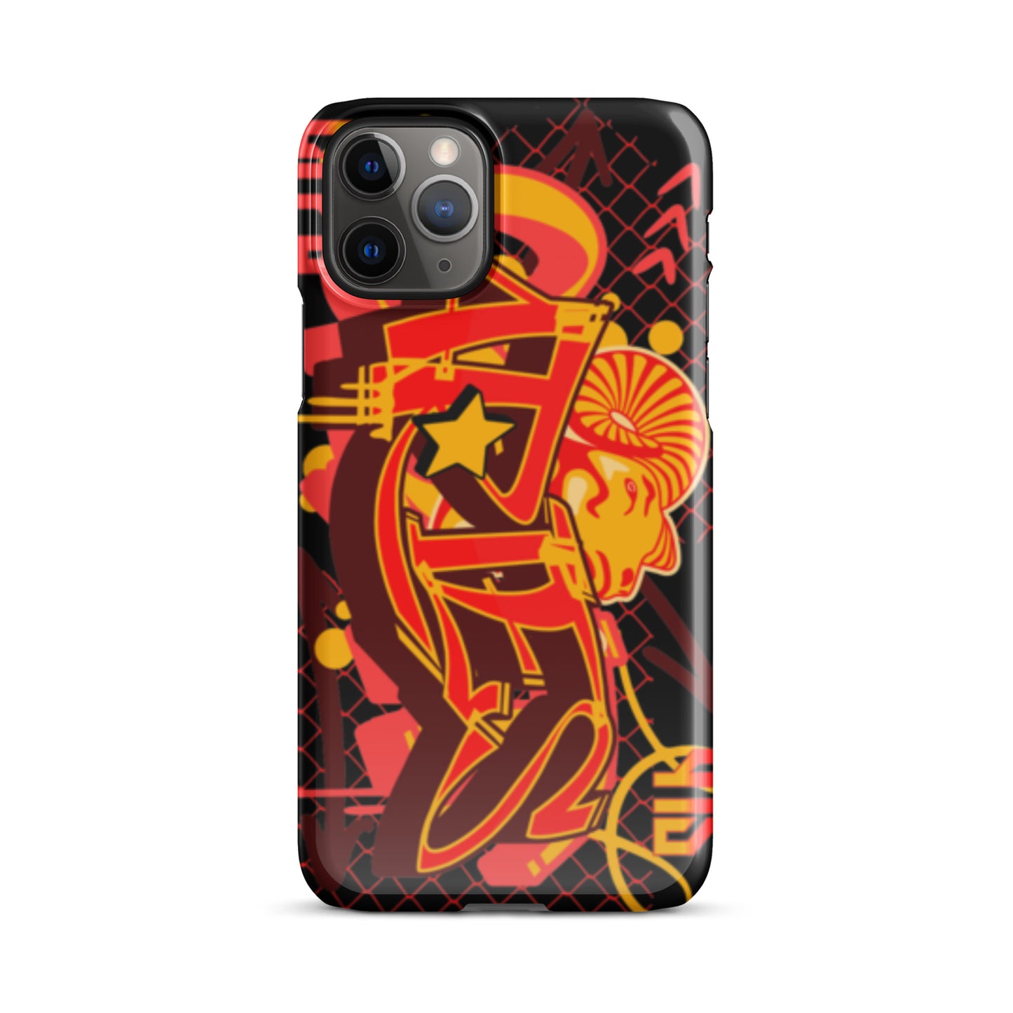 Aries Snap case for iPhone® (Red-Yellow)