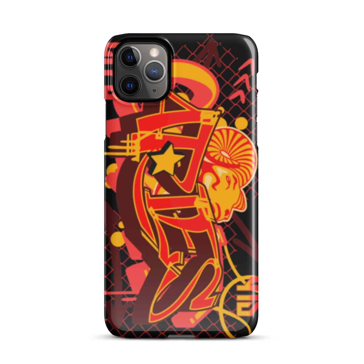 Aries Snap case for iPhone® (Red-Yellow)