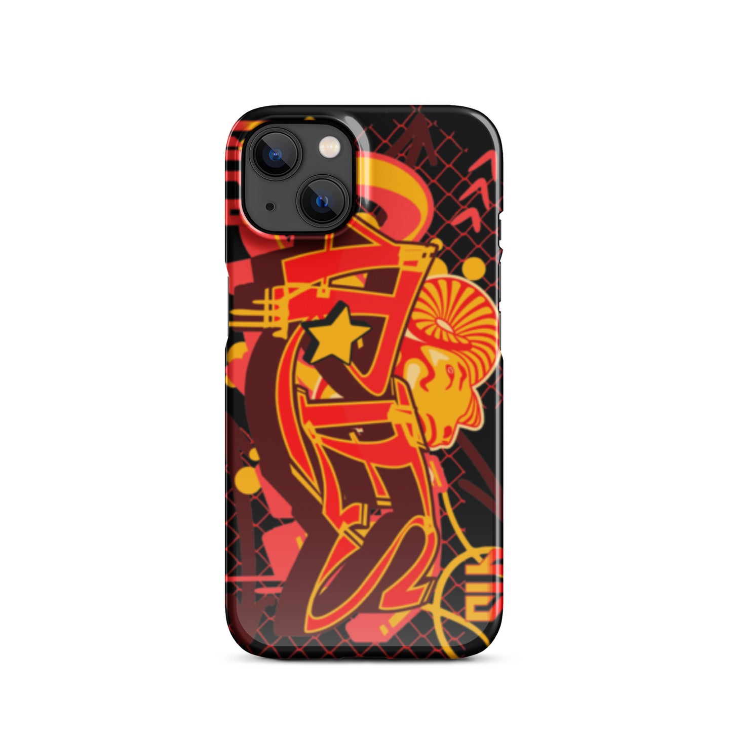 Aries Snap case for iPhone® (Red-Yellow)