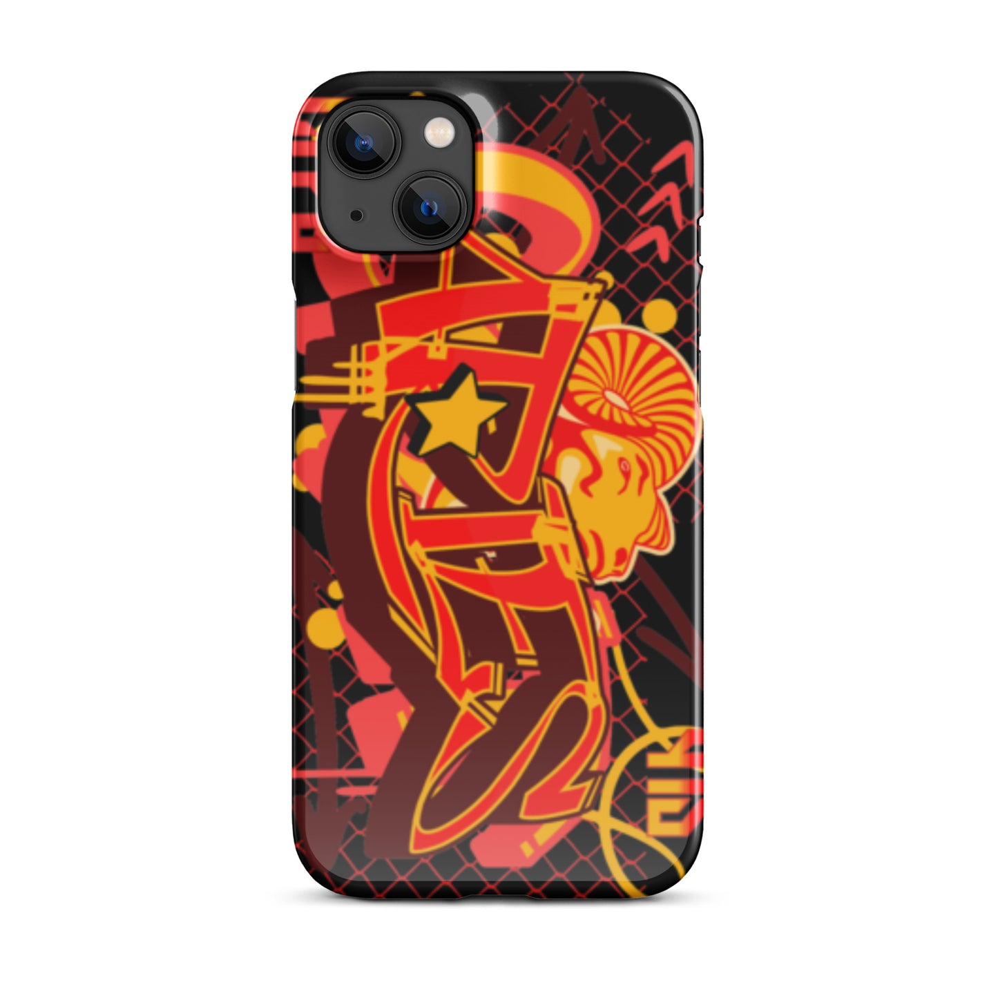 Aries Snap case for iPhone® (Red-Yellow)