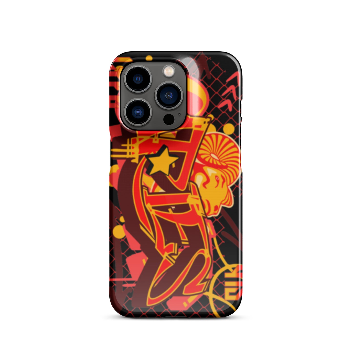 Aries Snap case for iPhone® (Red-Yellow)