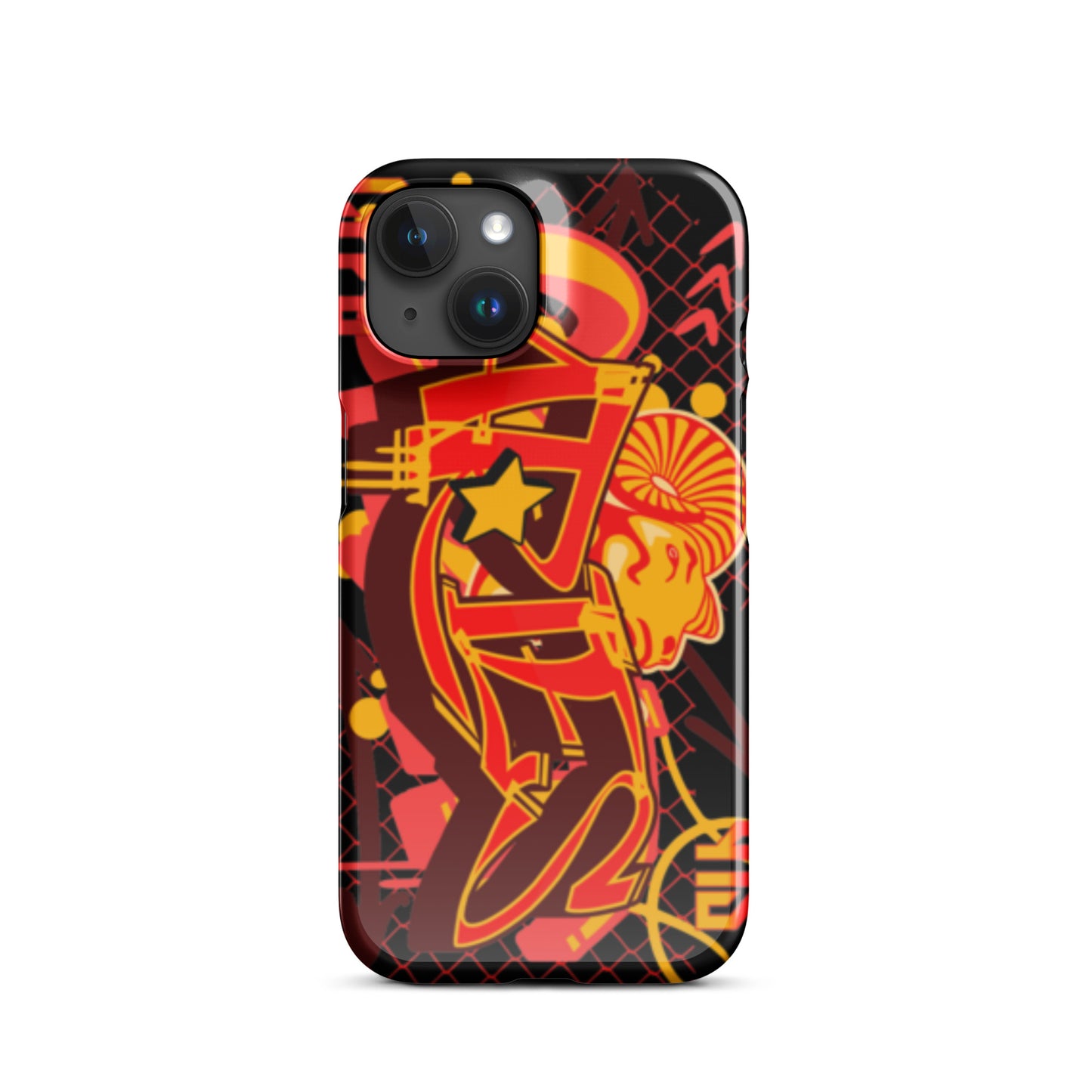 Aries Snap case for iPhone® (Red-Yellow)