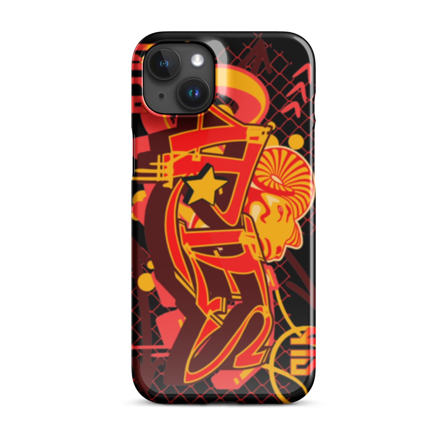 Aries Snap case for iPhone® (Red-Yellow)