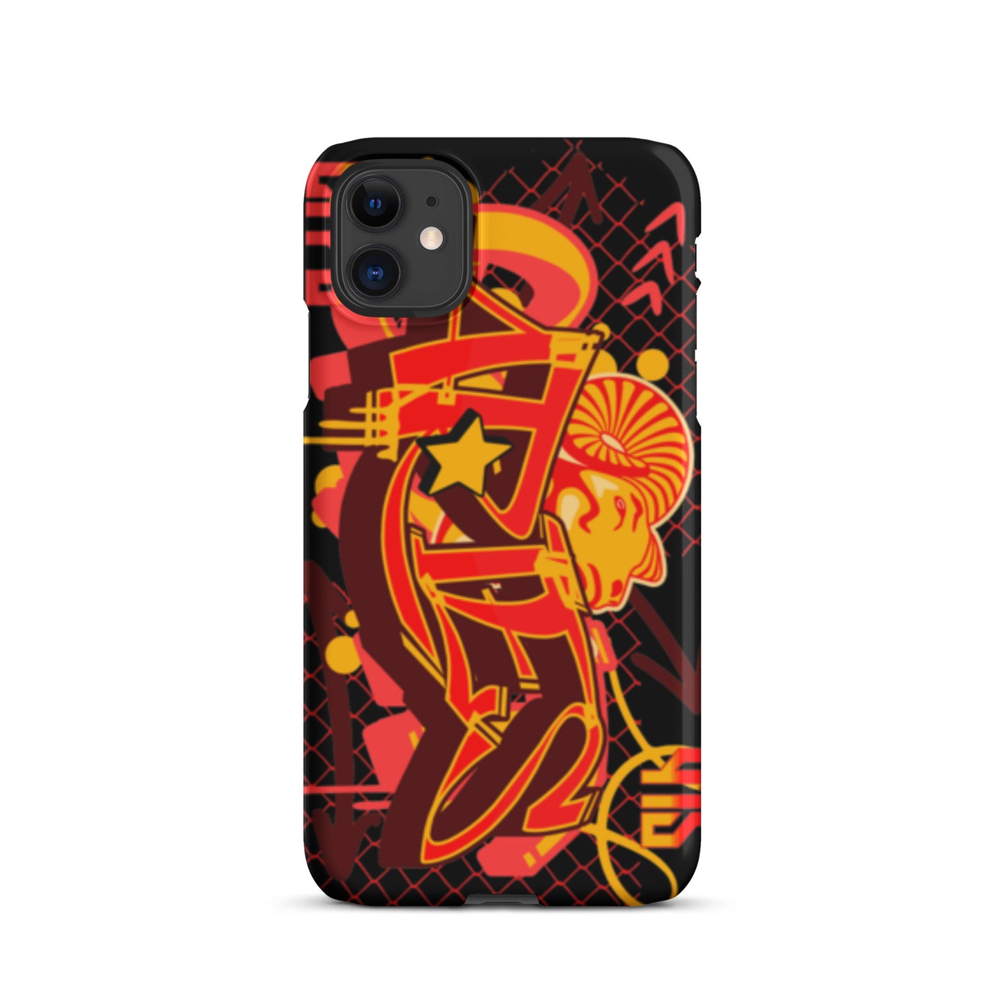 Aries Snap case for iPhone® (Red-Yellow)