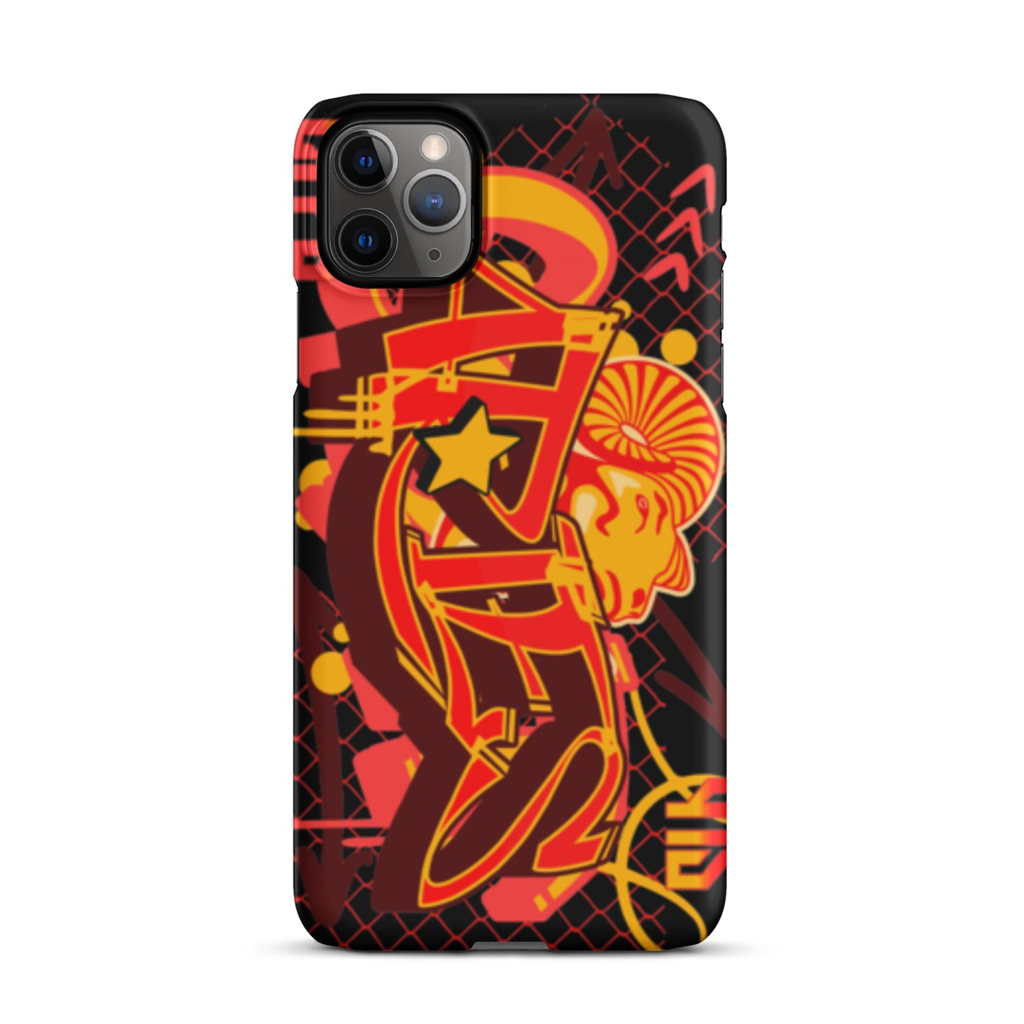 Aries Snap case for iPhone® (Red-Yellow)