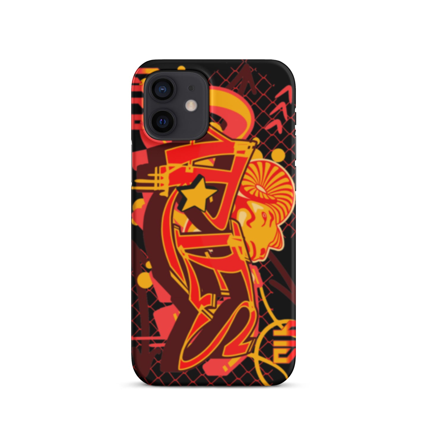 Aries Snap case for iPhone® (Red-Yellow)