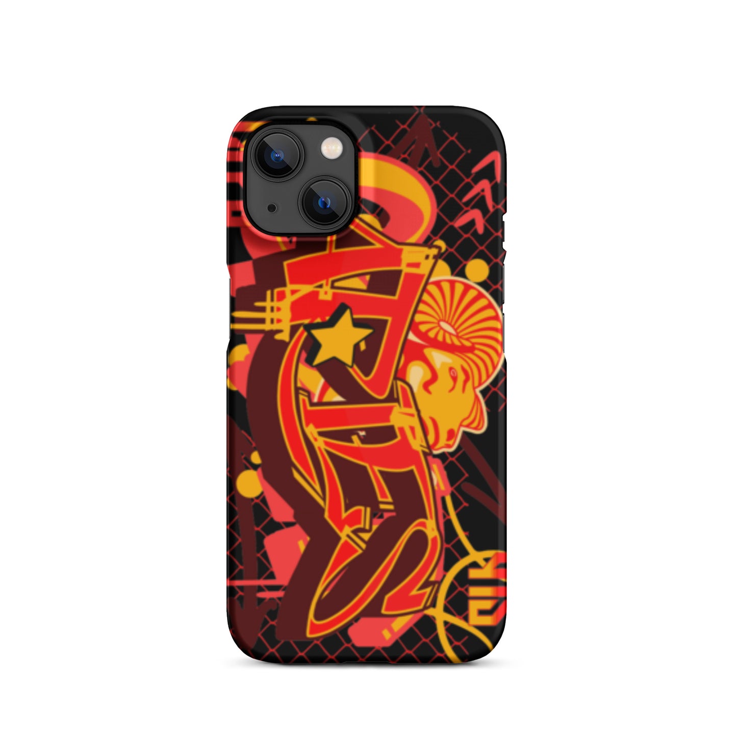 Aries Snap case for iPhone® (Red-Yellow)