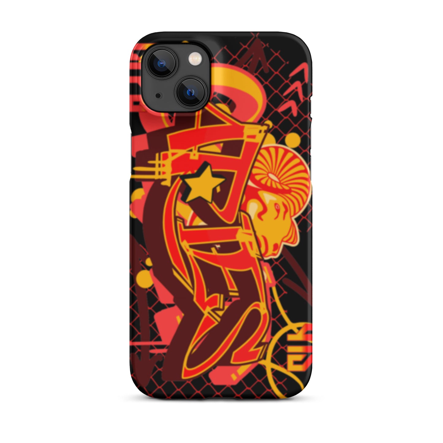 Aries Snap case for iPhone® (Red-Yellow)