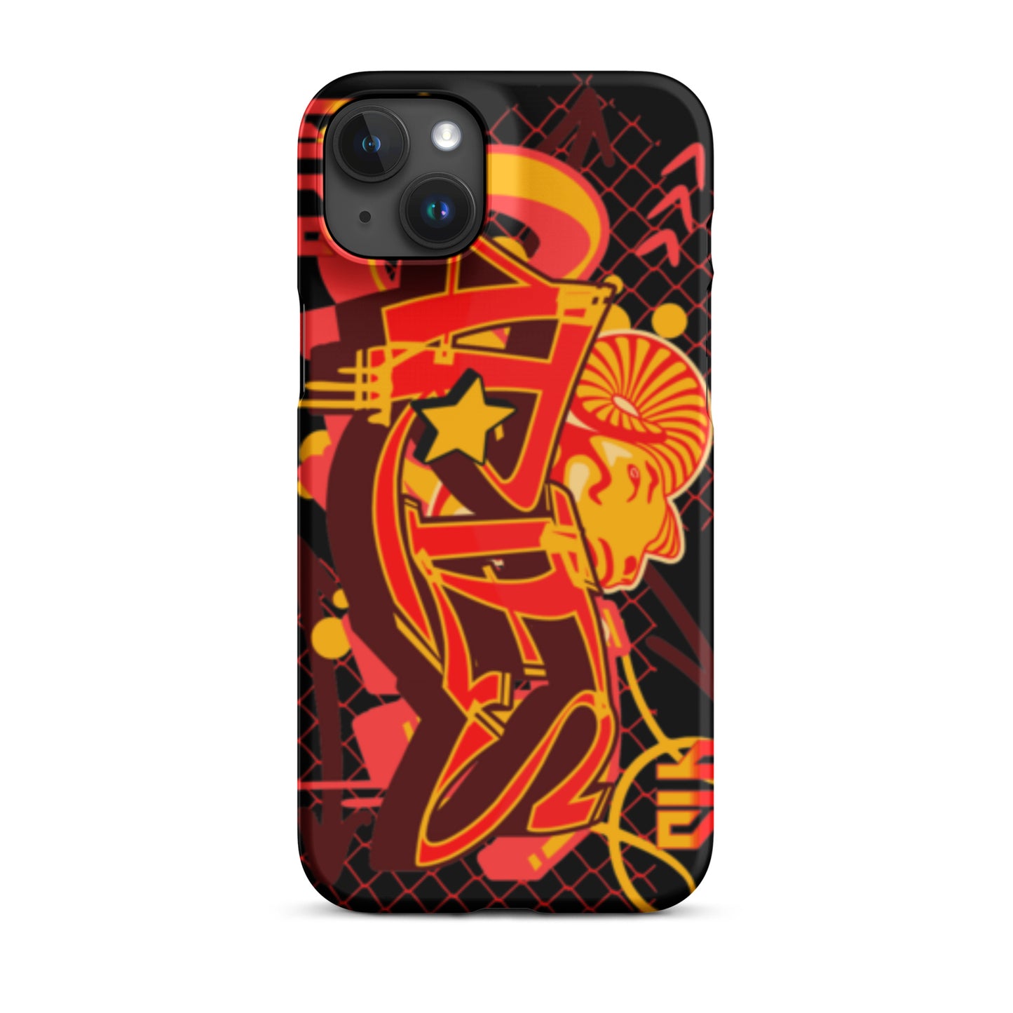 Aries Snap case for iPhone® (Red-Yellow)