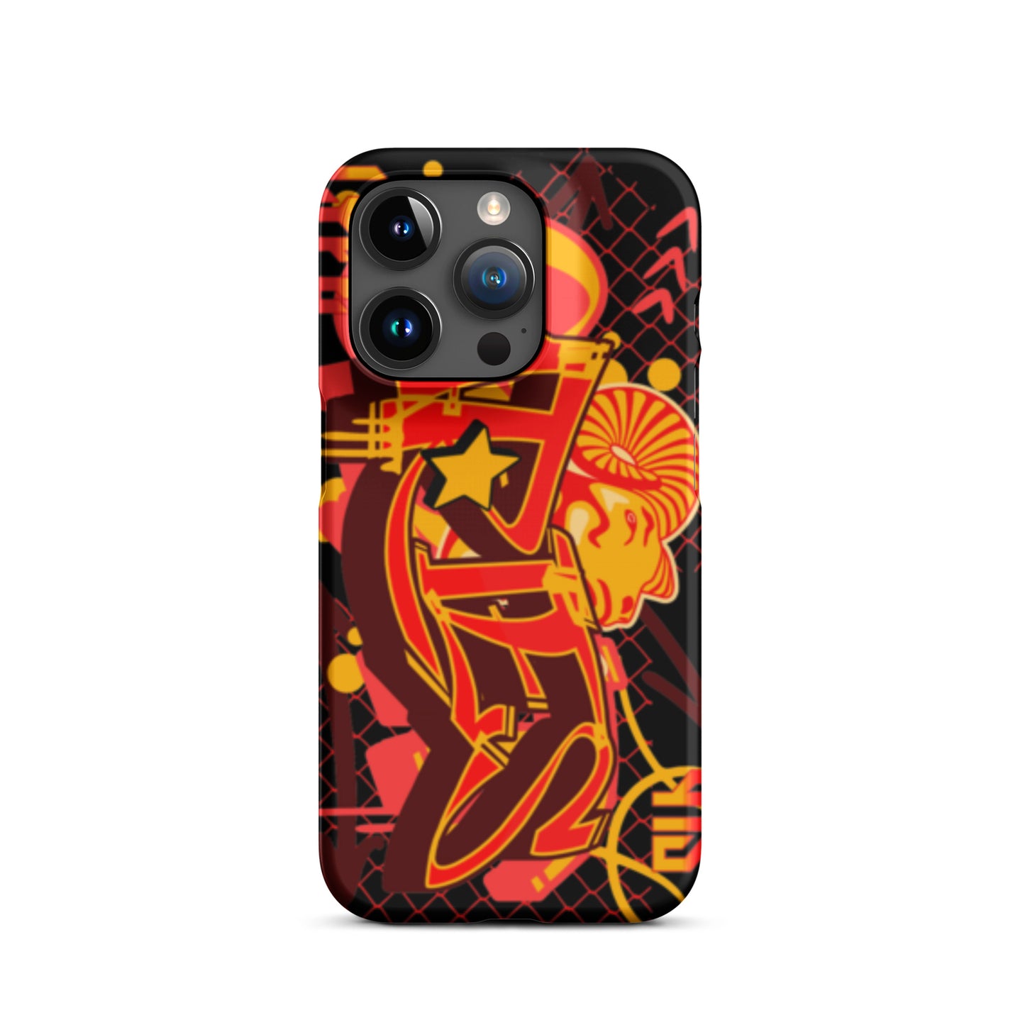 Aries Snap case for iPhone® (Red-Yellow)