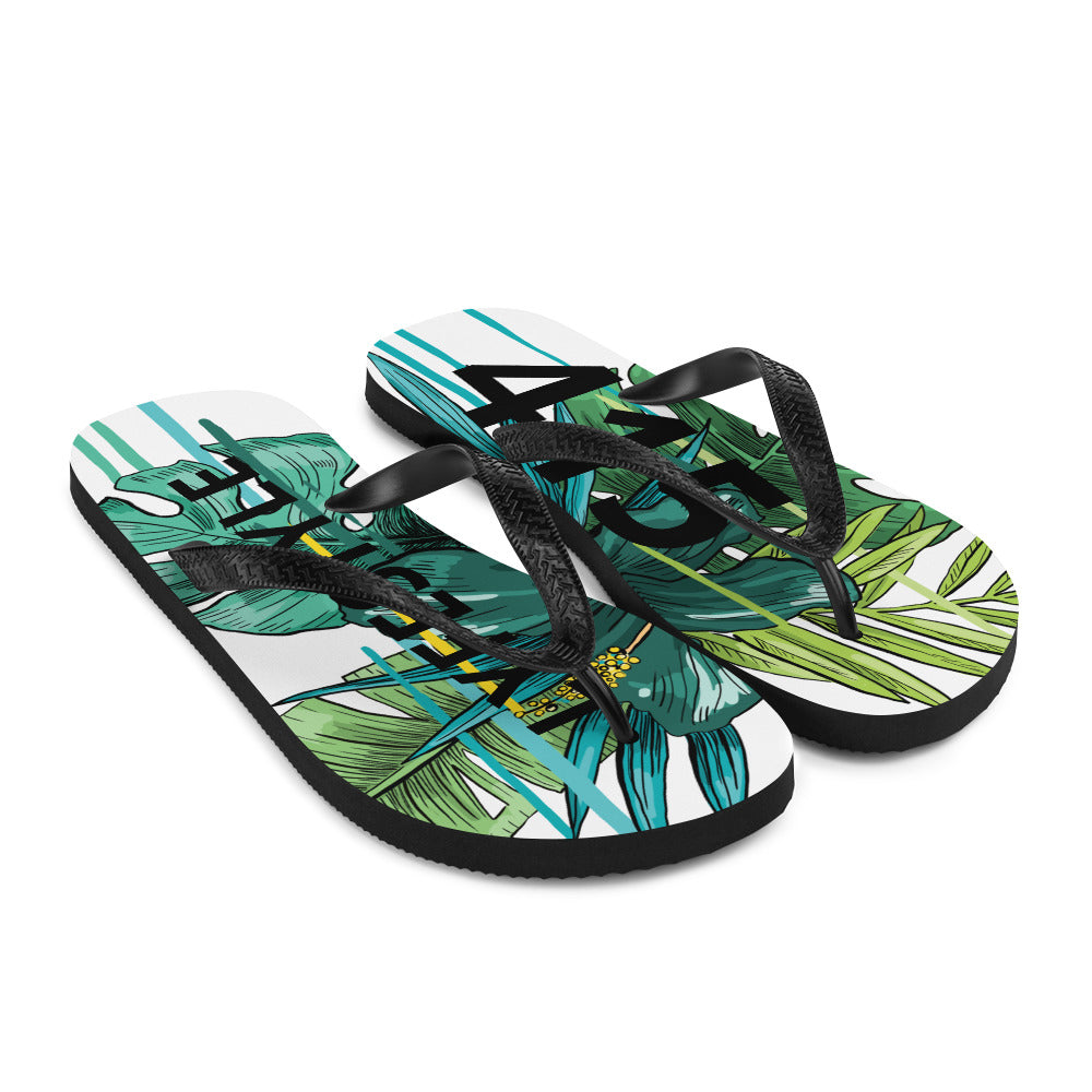 Floral Flip-Flops