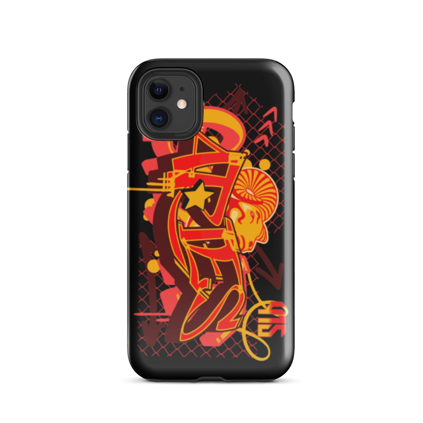 Aries Tough Case for iPhone® (Red-Yellow)