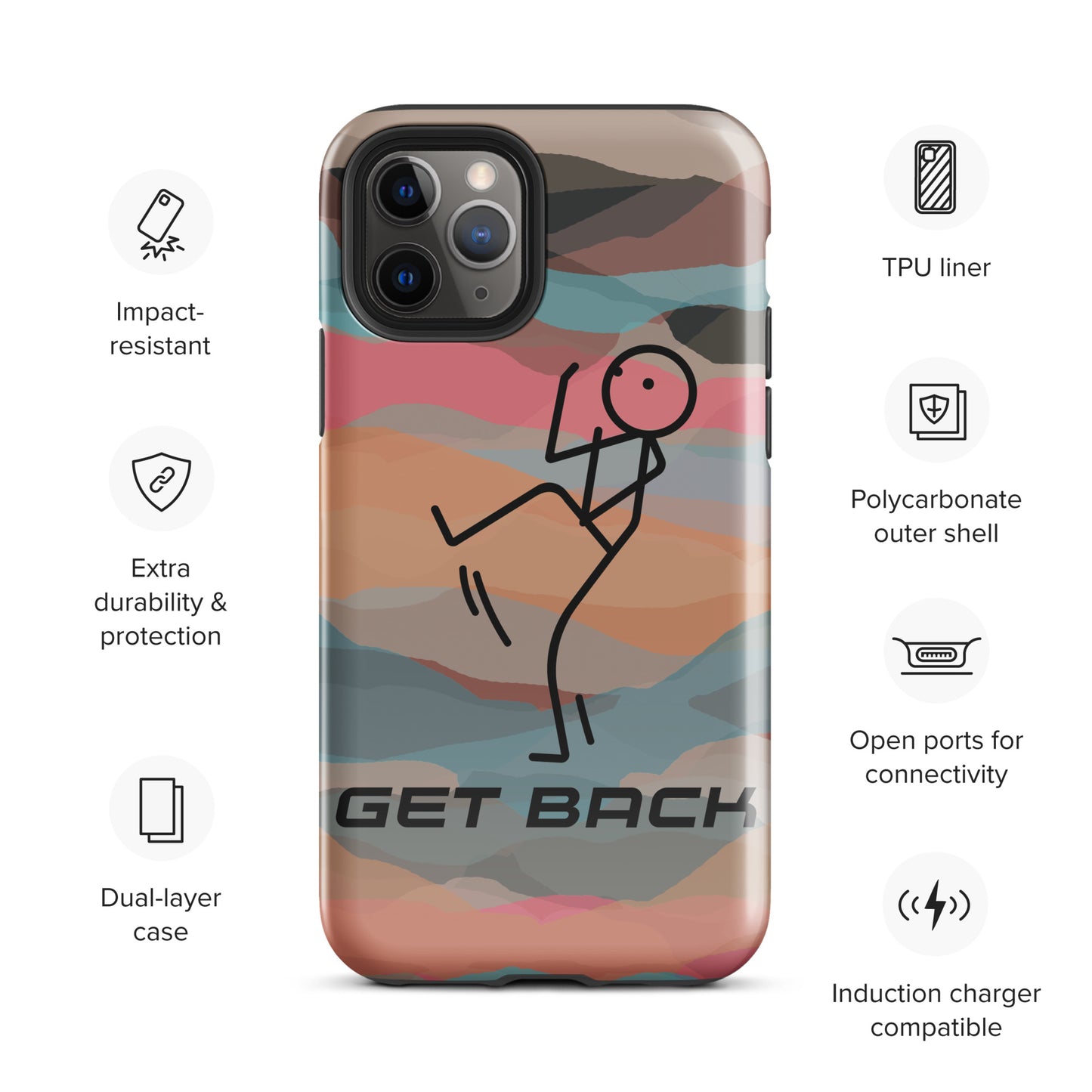 Get Back Camo Tough Case for iPhone®