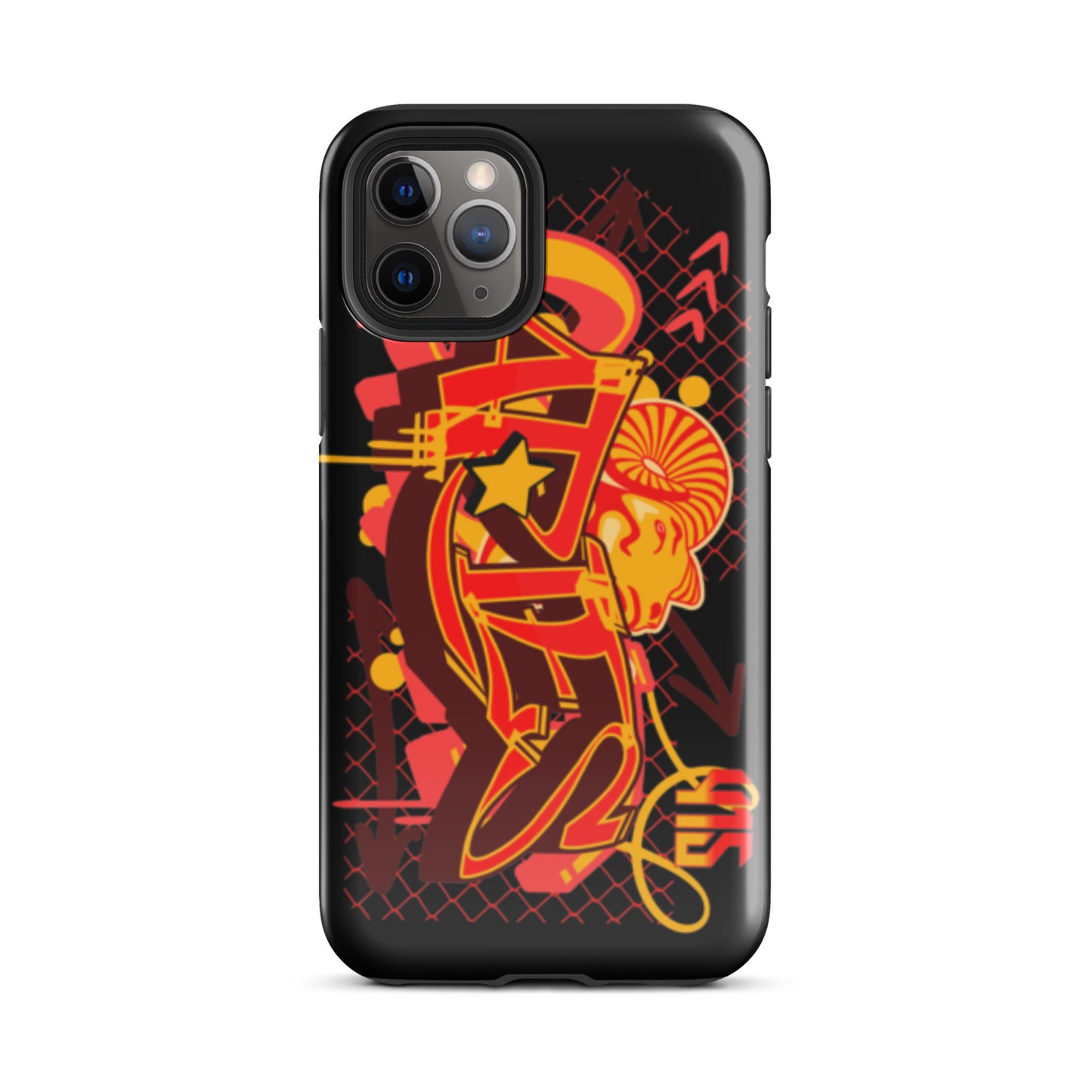 Aries Tough Case for iPhone® (Red-Yellow)