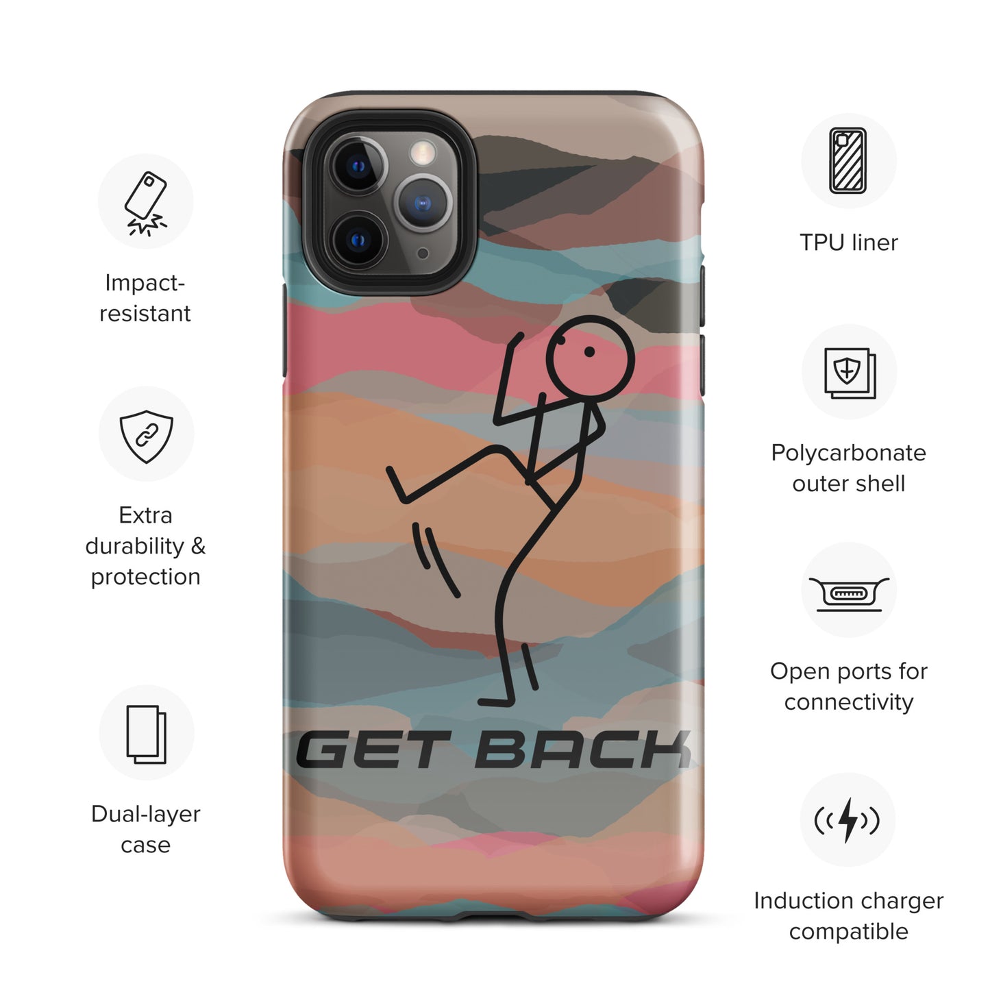 Get Back Camo Tough Case for iPhone®