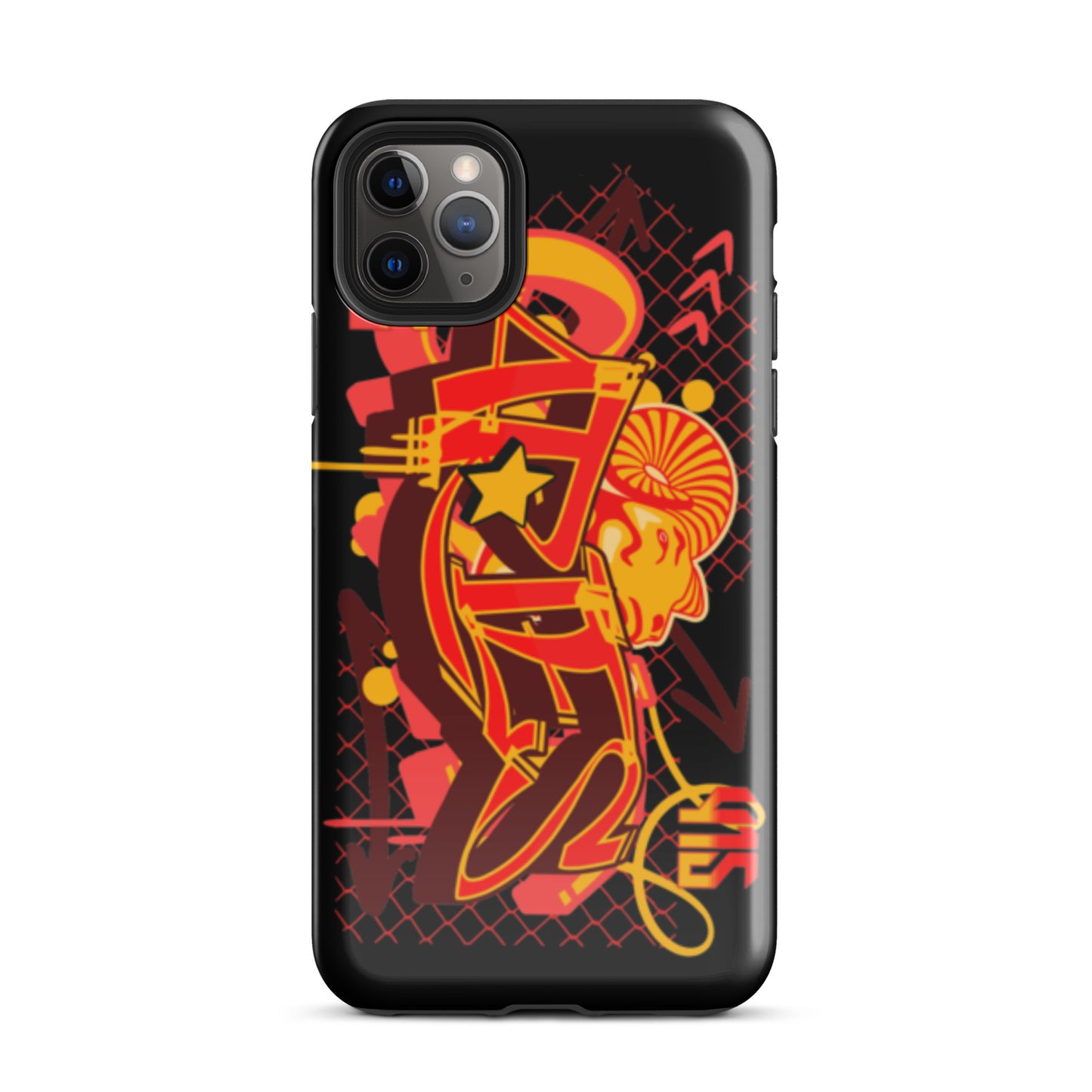 Aries Tough Case for iPhone® (Red-Yellow)