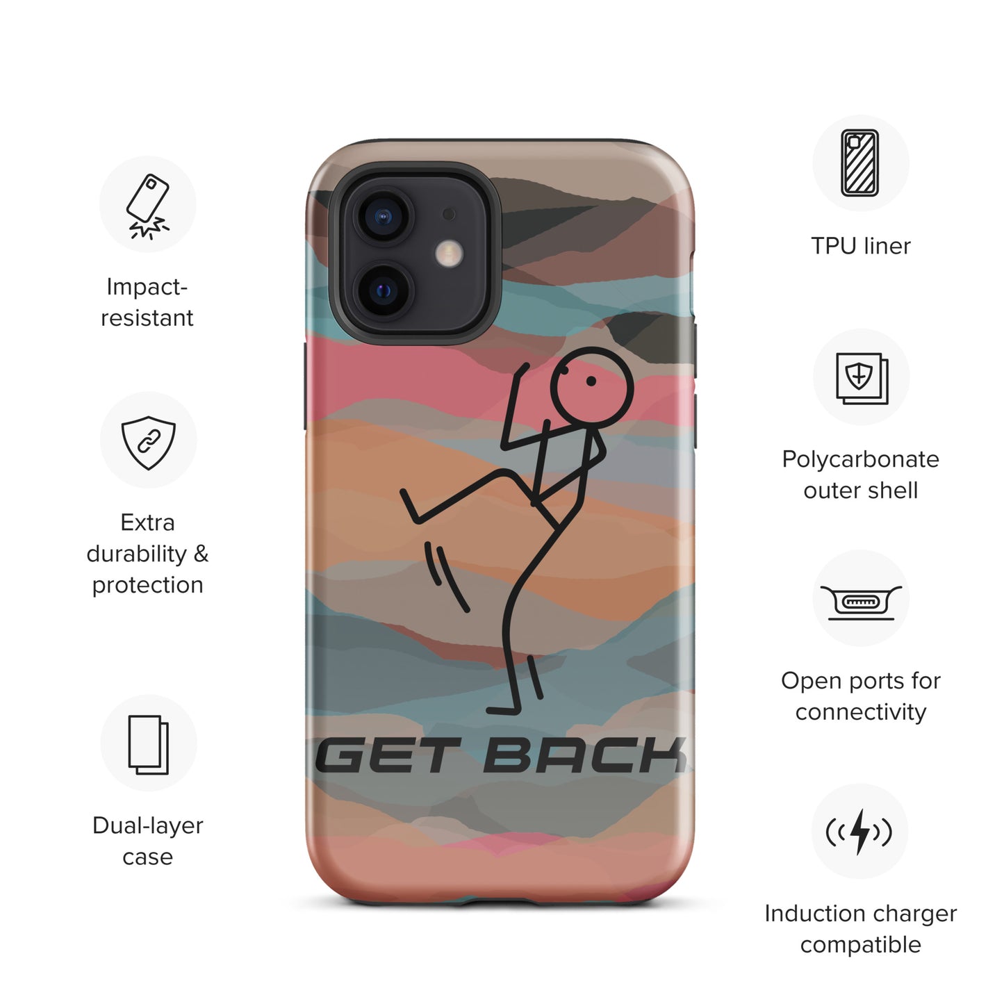 Get Back Camo Tough Case for iPhone®