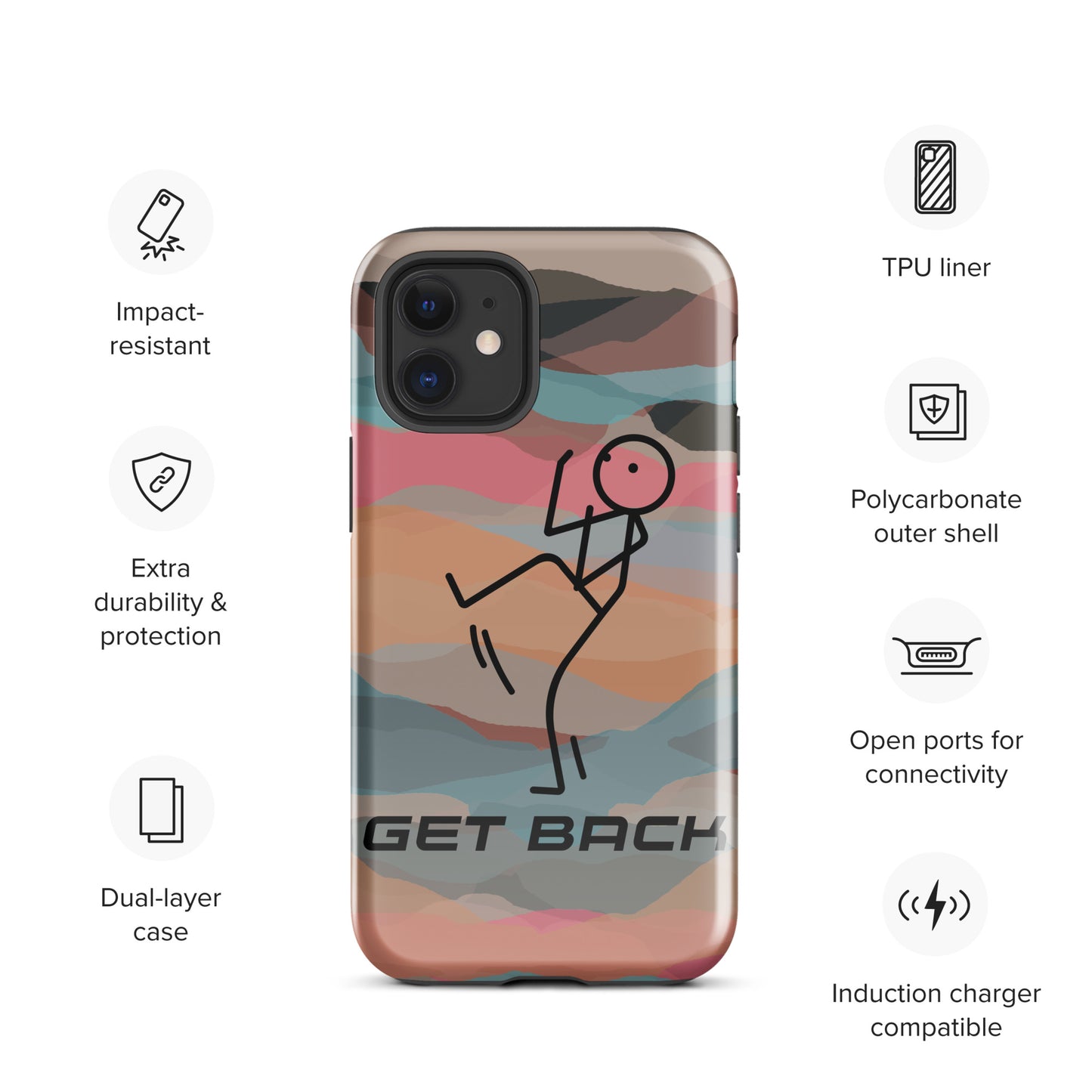 Get Back Camo Tough Case for iPhone®