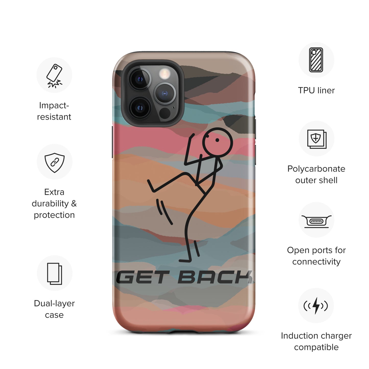 Get Back Camo Tough Case for iPhone®