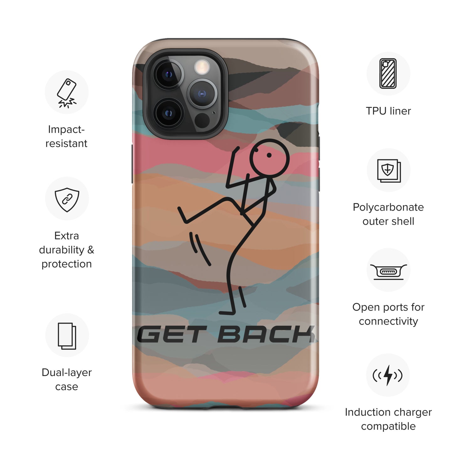 Get Back Camo Tough Case for iPhone®