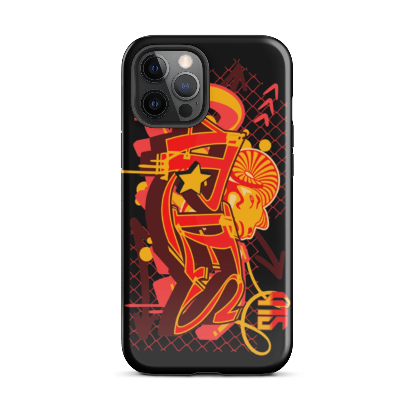 Aries Tough Case for iPhone® (Red-Yellow)