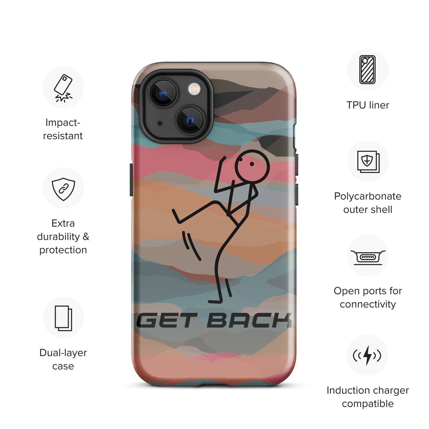 Get Back Camo Tough Case for iPhone®