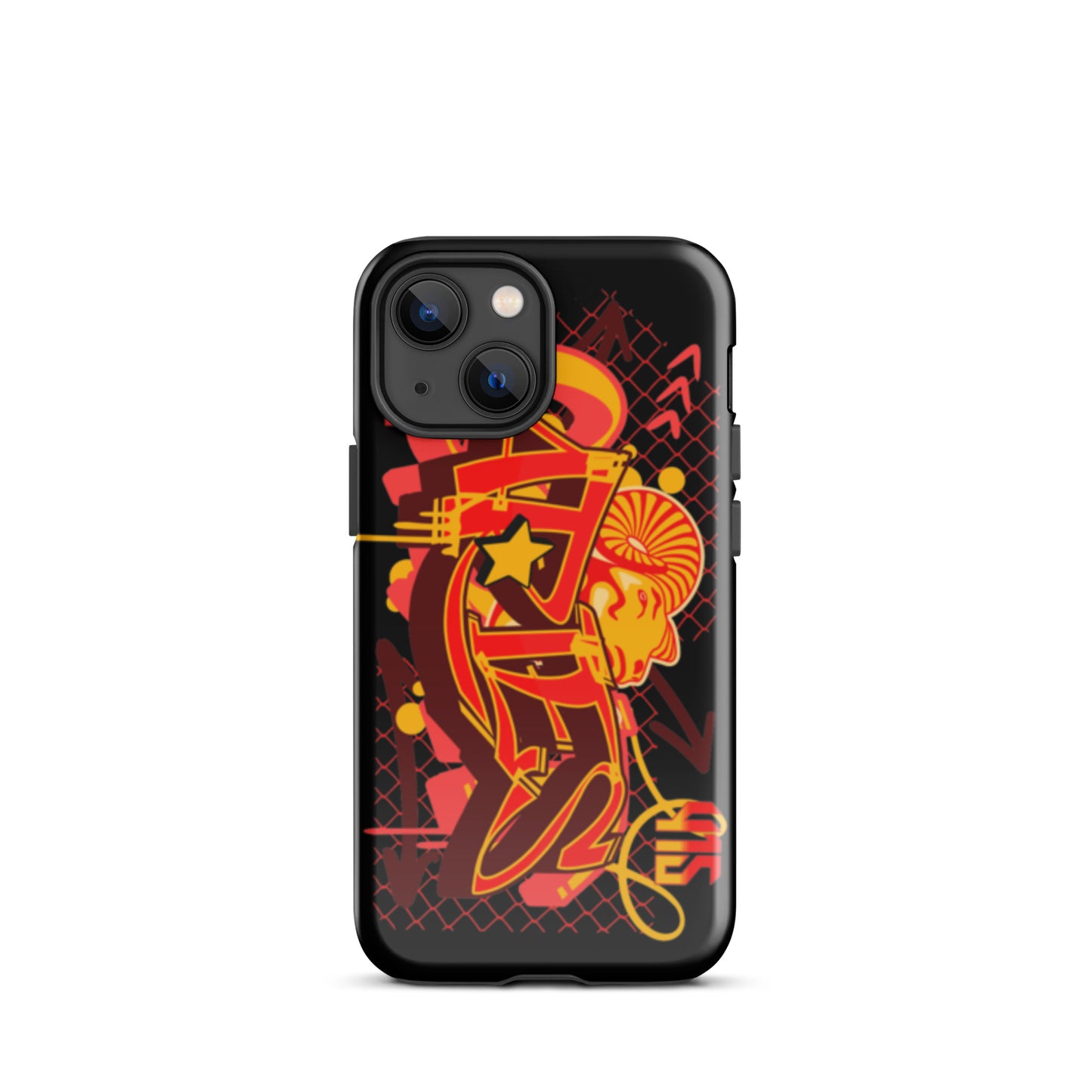 Aries Tough Case for iPhone® (Red-Yellow)