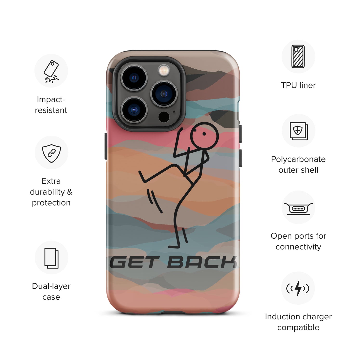 Get Back Camo Tough Case for iPhone®