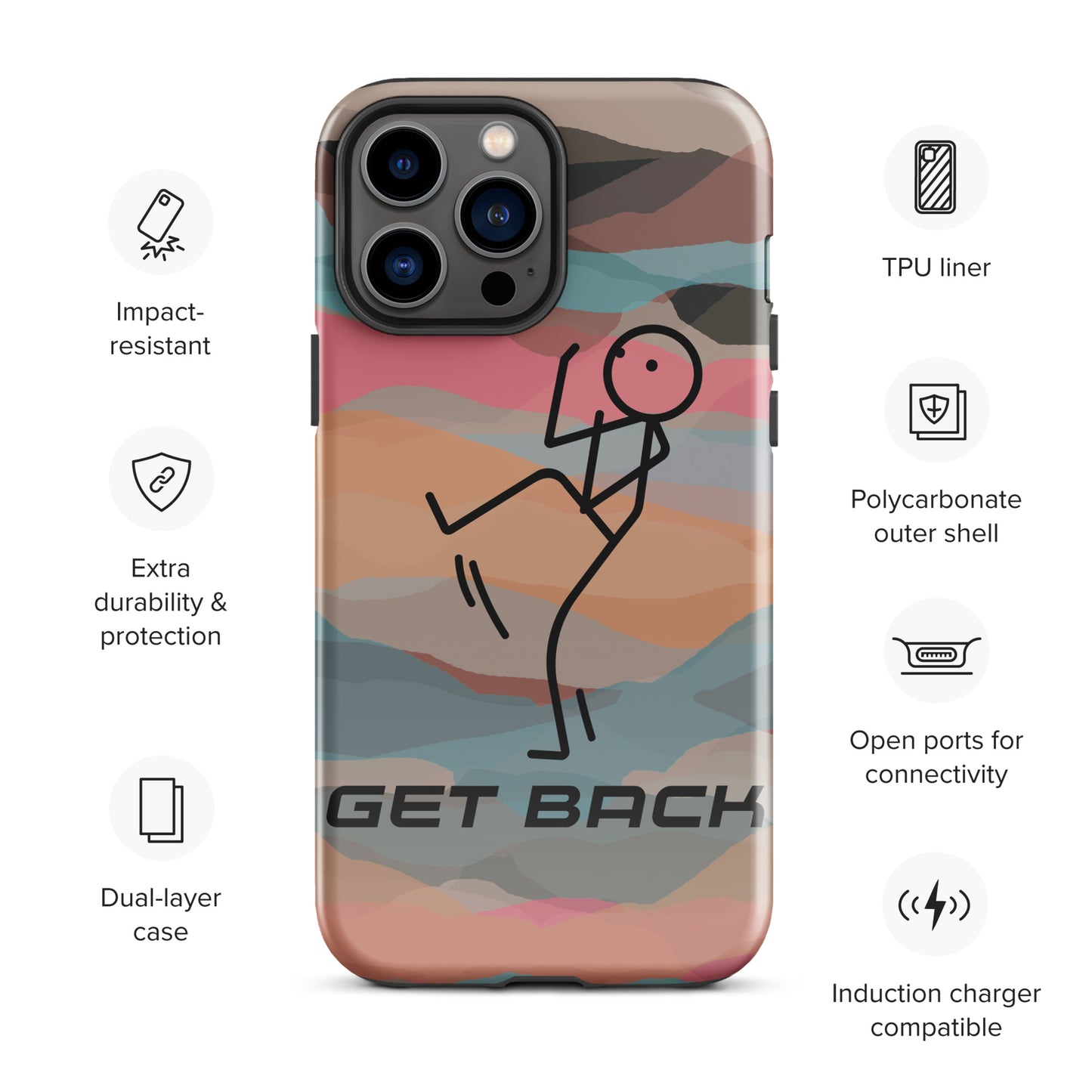 Get Back Camo Tough Case for iPhone®