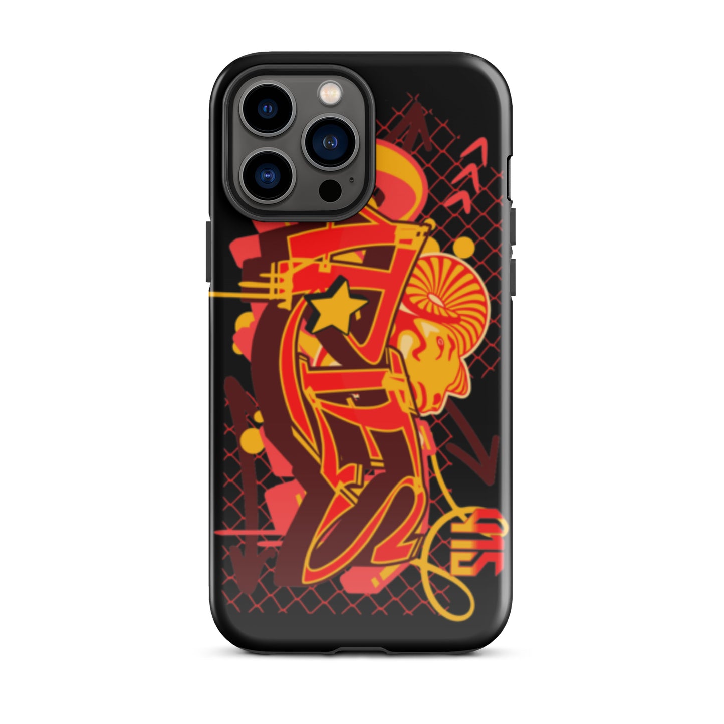 Aries Tough Case for iPhone® (Red-Yellow)