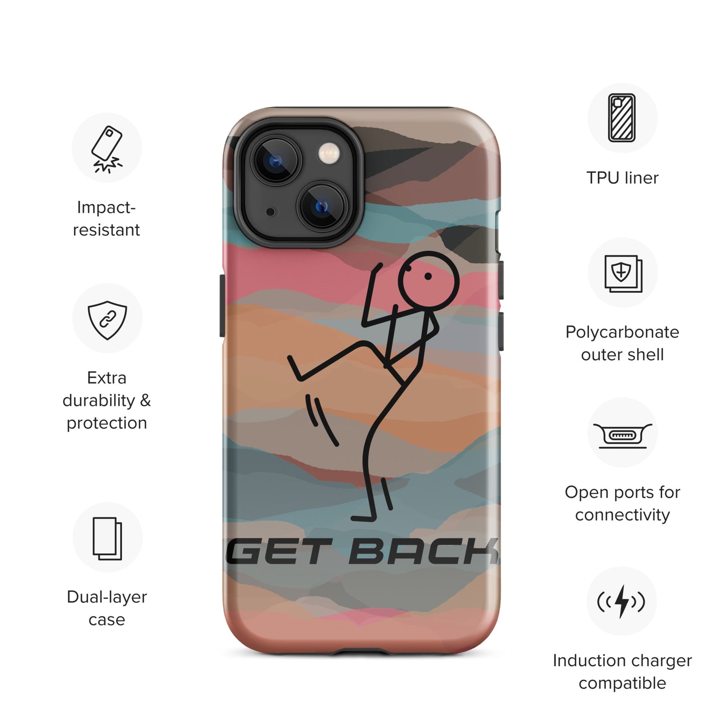 Get Back Camo Tough Case for iPhone®