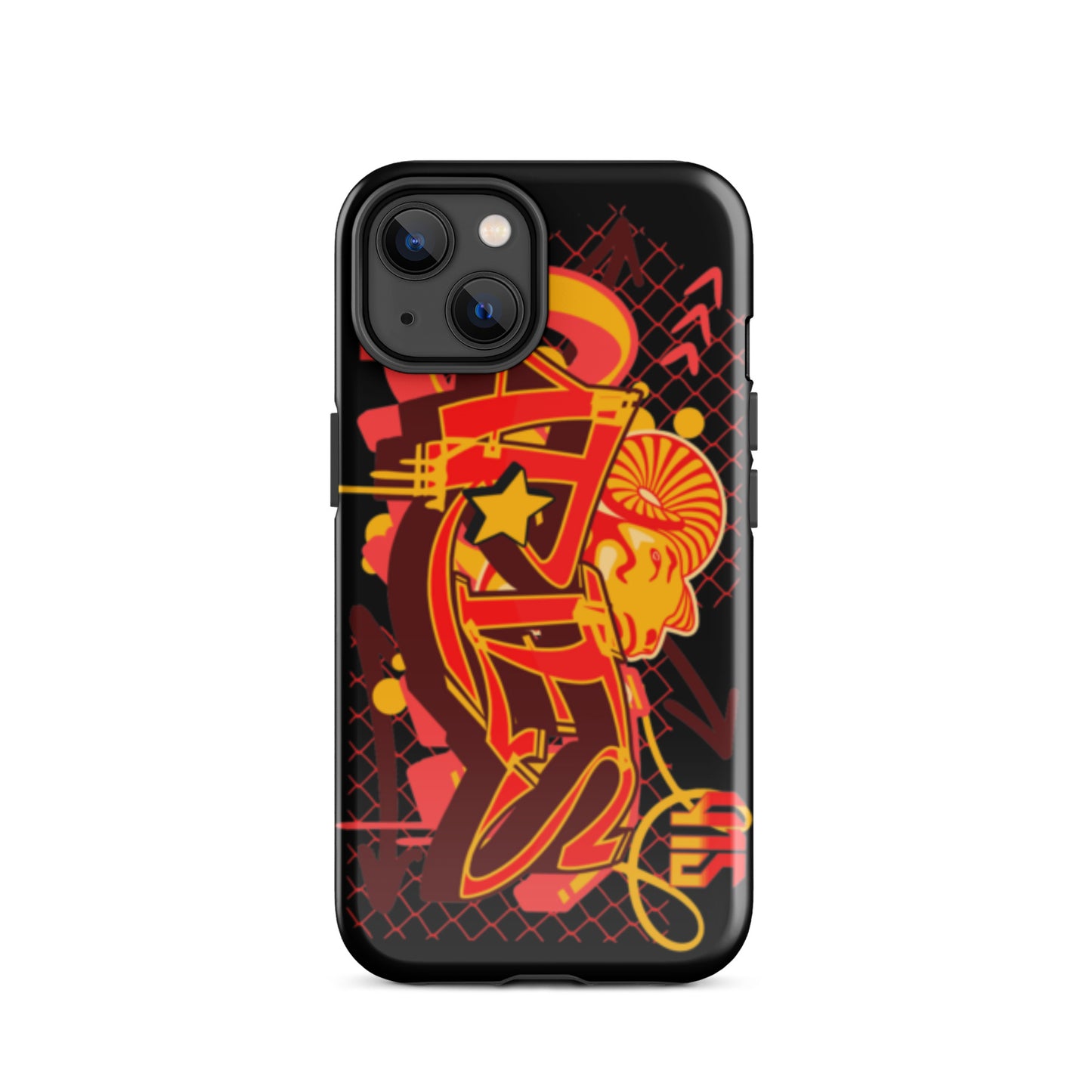 Aries Tough Case for iPhone® (Red-Yellow)