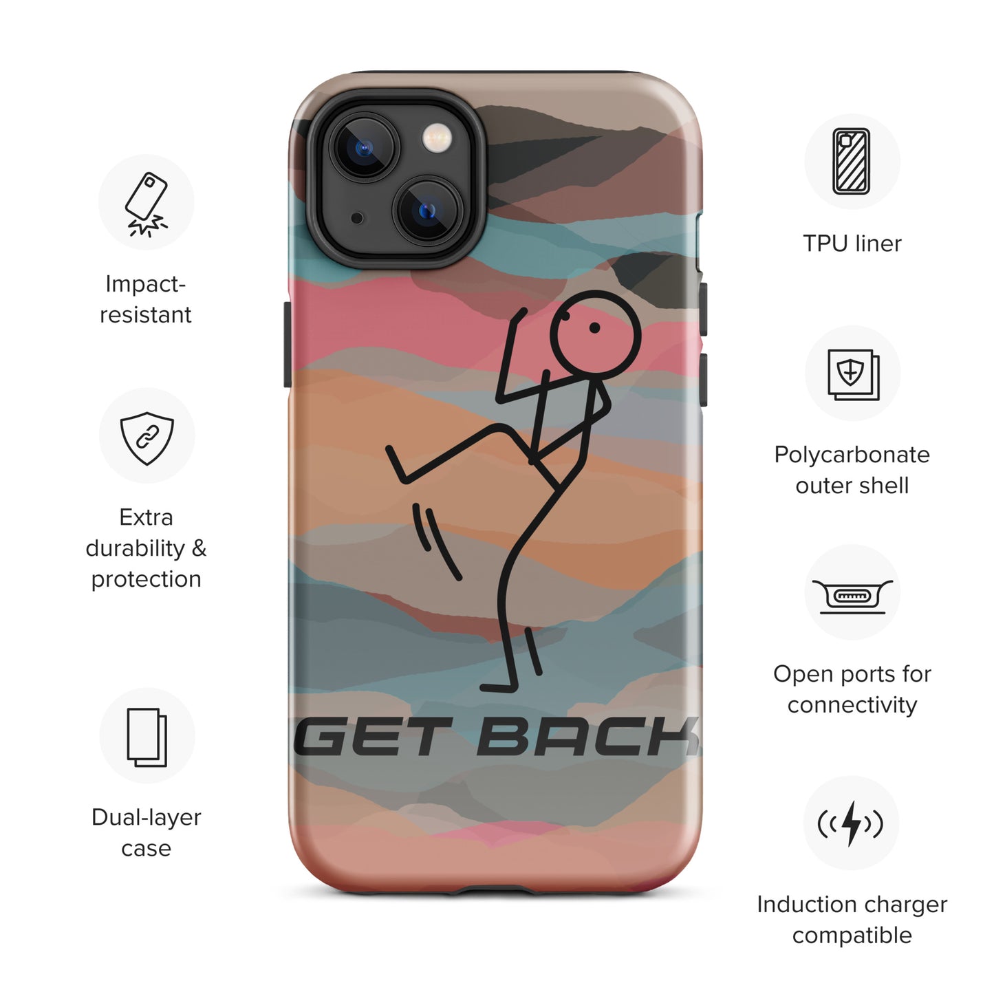 Get Back Camo Tough Case for iPhone®