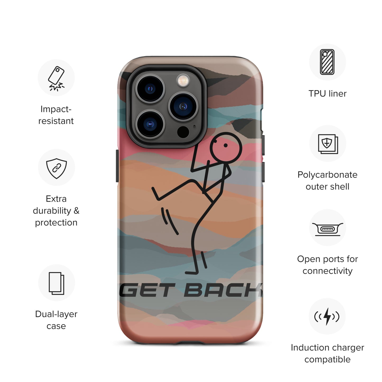 Get Back Camo Tough Case for iPhone®