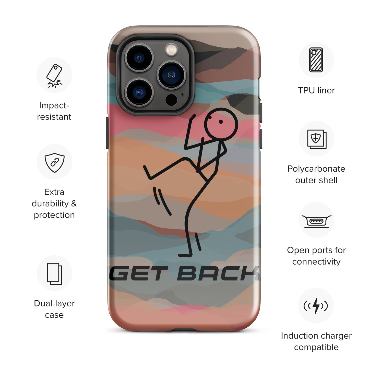 Get Back Camo Tough Case for iPhone®