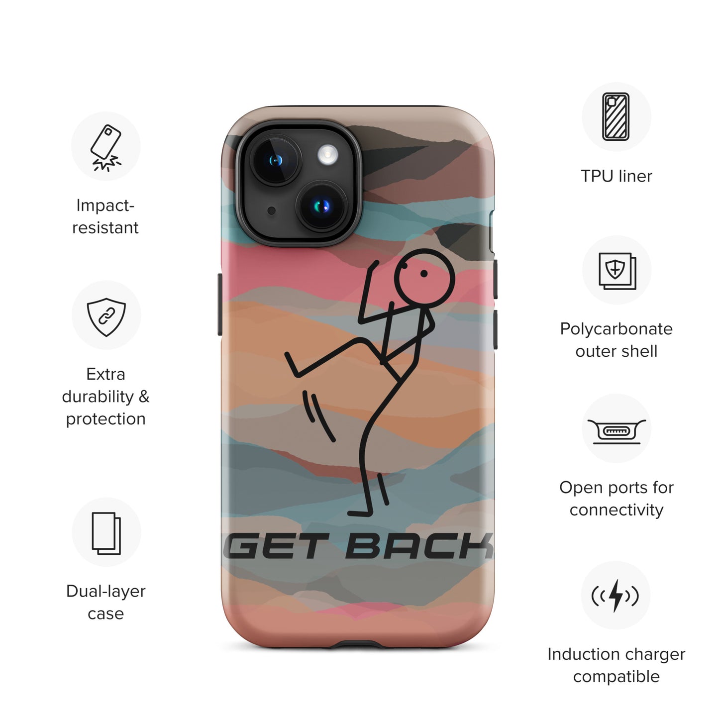 Get Back Camo Tough Case for iPhone®